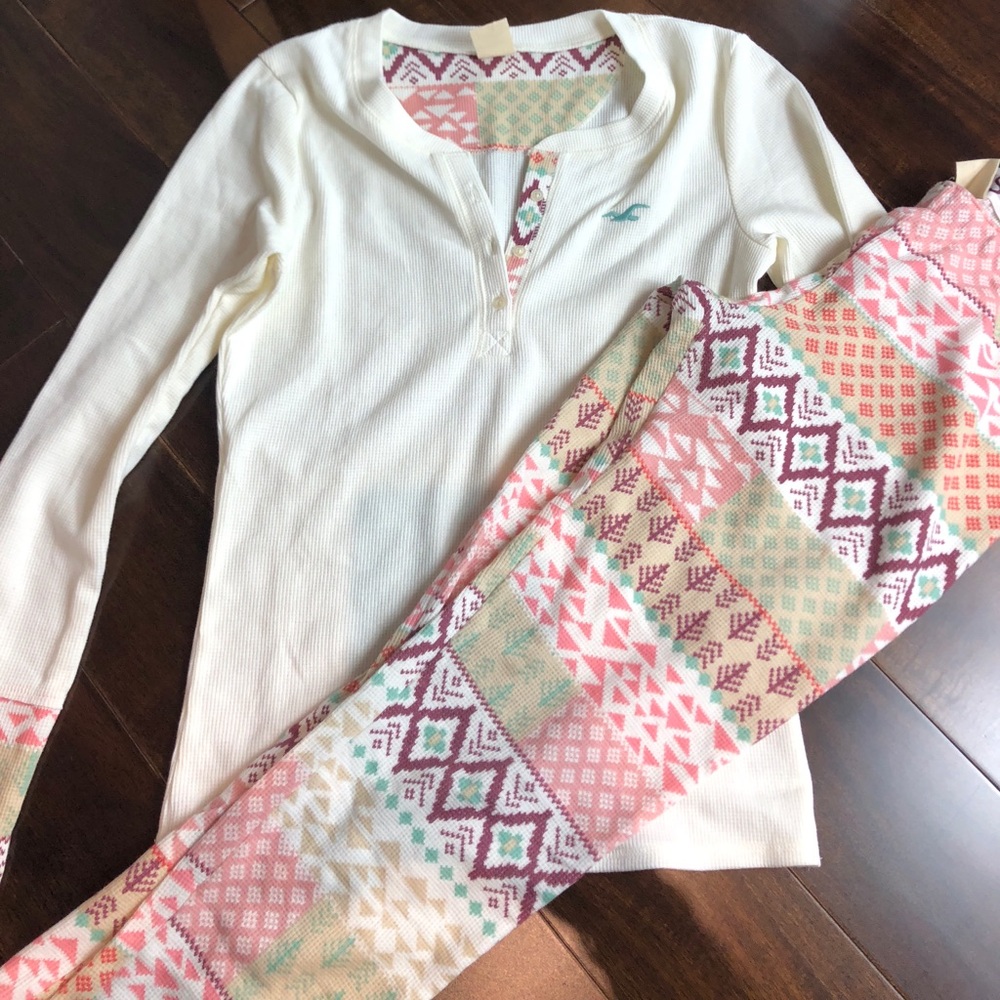 Hollister Christmas Pajama Set